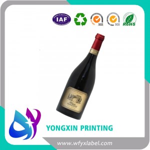 Special Wine Bottle Metal Label