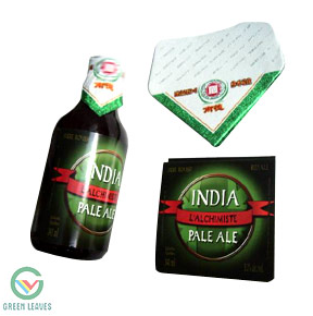 high quality of custom made  metallized high good quality of   beer  labels,gold stamping